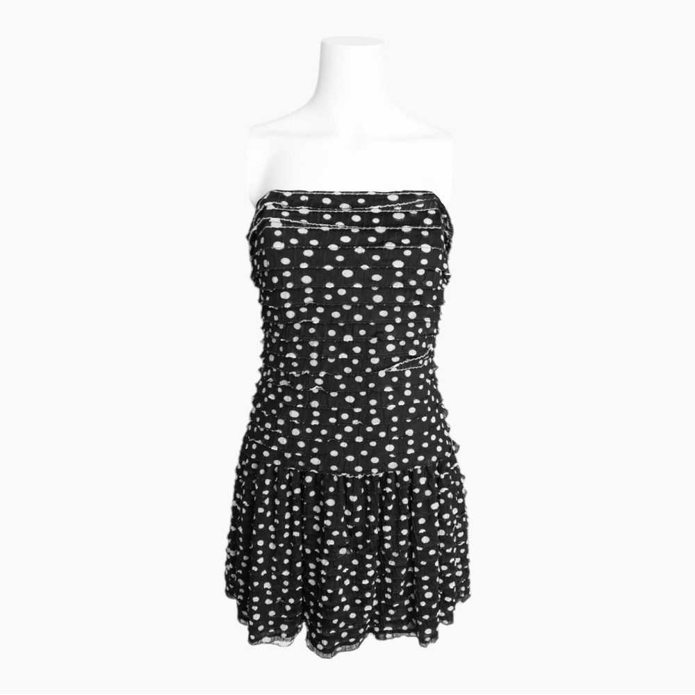 Love Tease ✦ Black & White Polka Dots Dress
